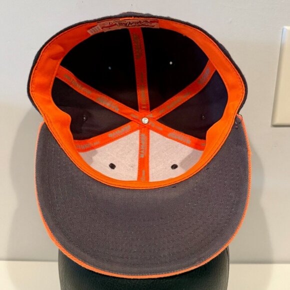 Clemson Tigers Zephyr 32/5 Fitted Hat 7-3/8 Navy/Orange Wool Blend - Picture 5 of 6